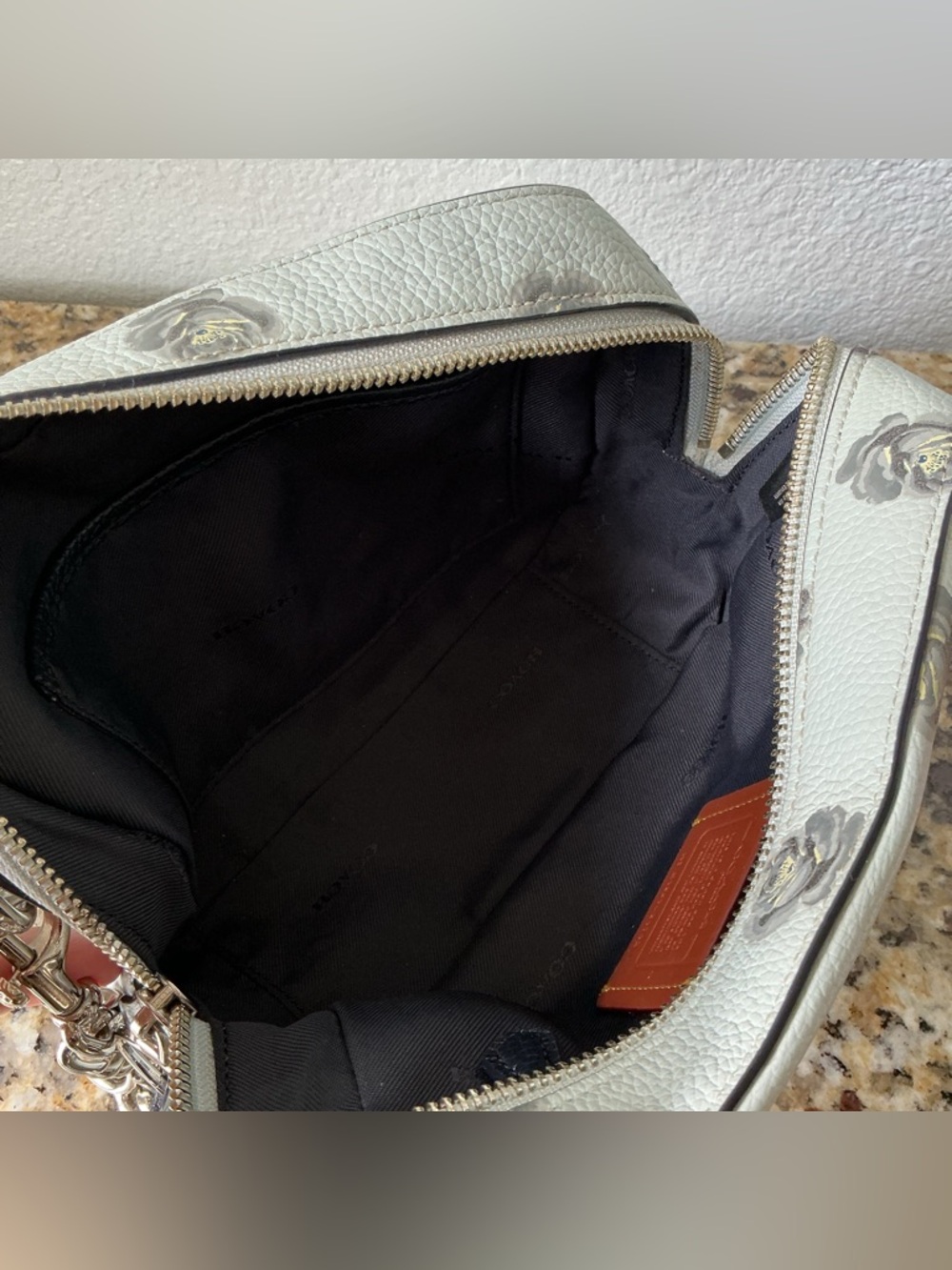 Coach Rose Print Camera Bag - Picture 4 of 7